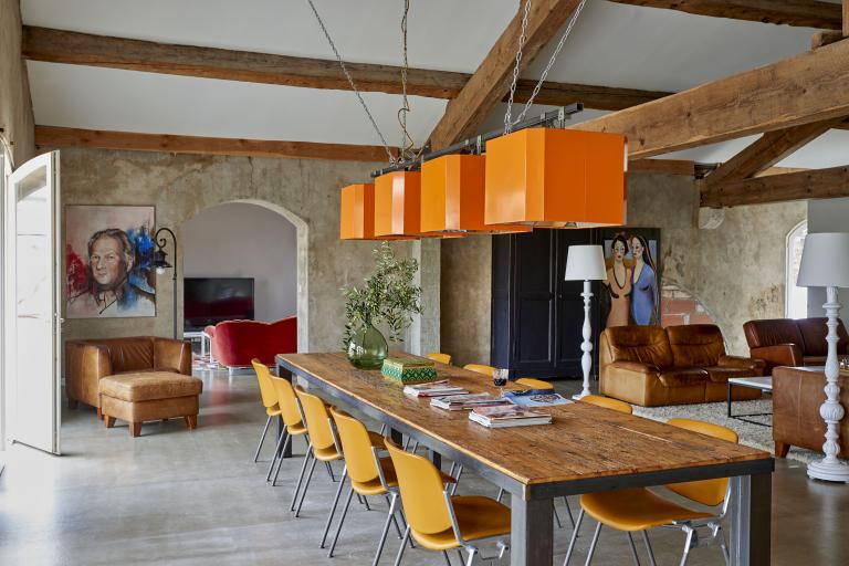 rustic table, design, loft by lieu